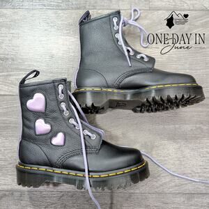 Dr. Martens 1460 Heart Lug Sole Boot Size 5